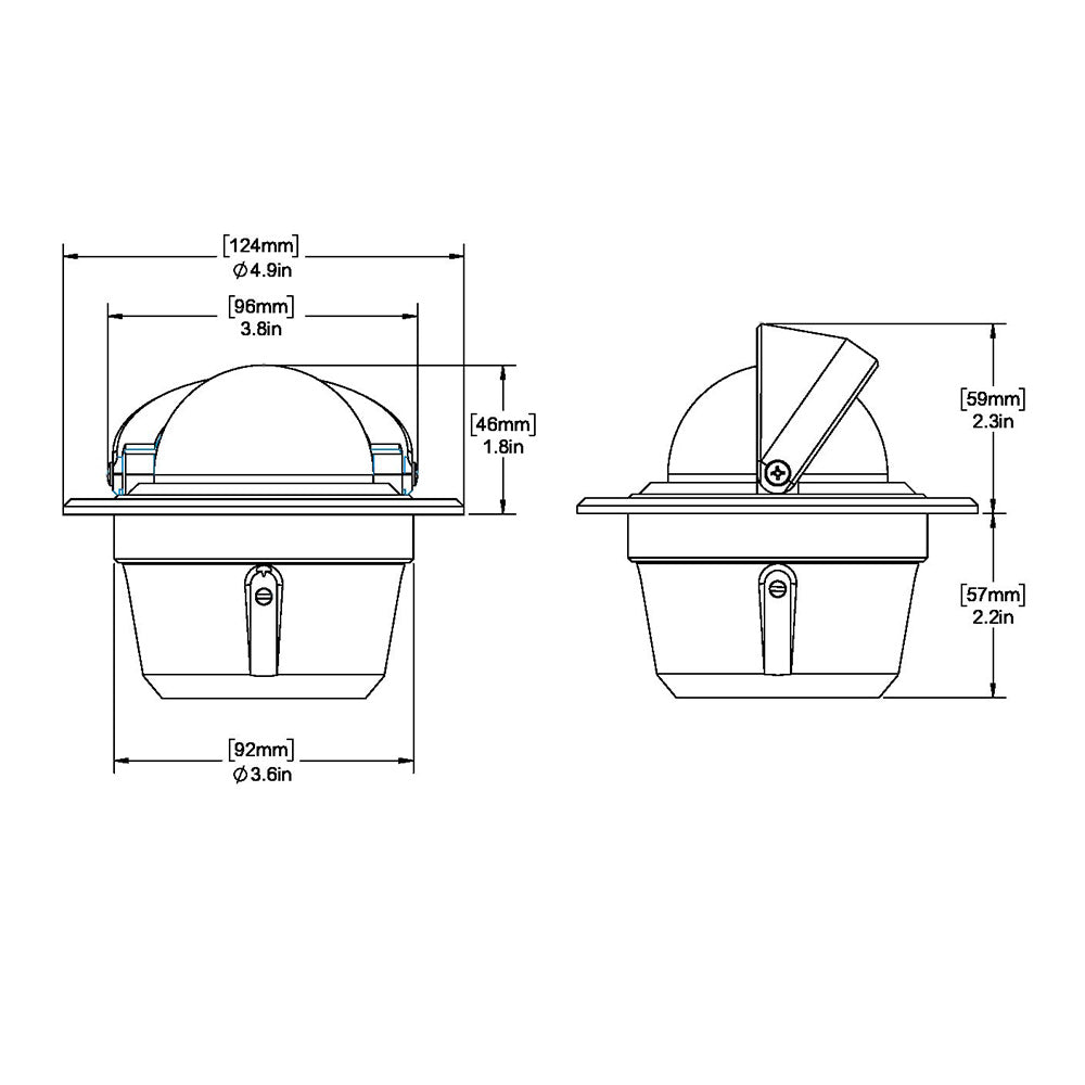 Ritchie F-50 Explorer Compass - Flush Mount - Black [F-50] - Cape Marine & Vehicle Accessories LLC
