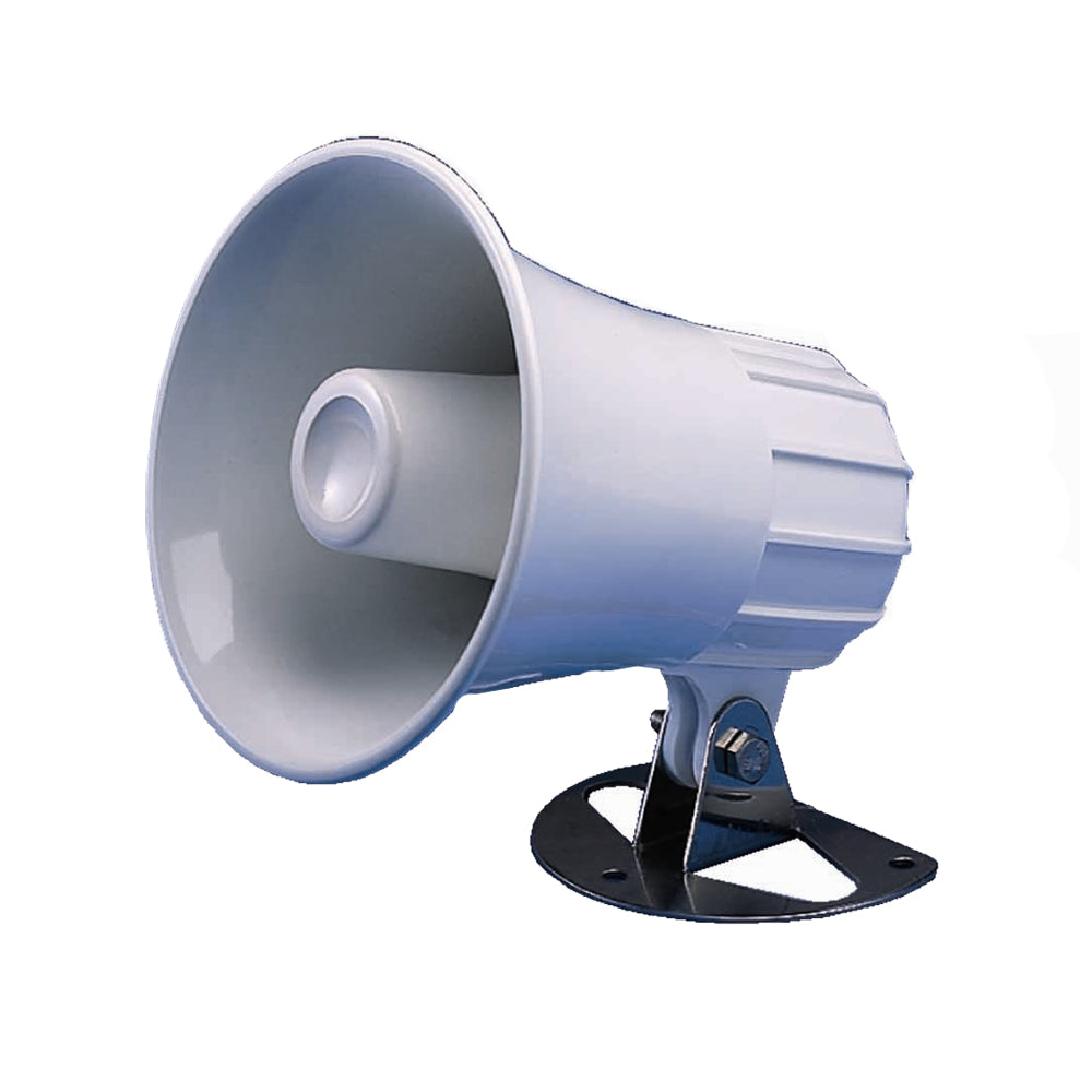 Standard Horizon 4.5" Round Hailer/PA Horn - White [220SW] - Cape Marine & Vehicle Accessories LLC