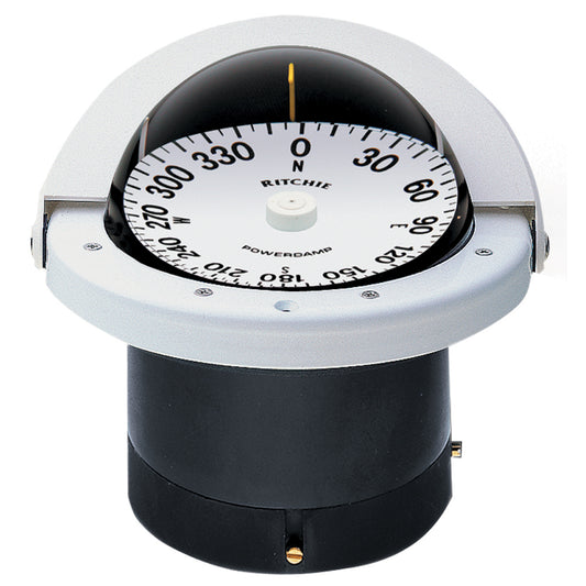Ritchie FN-201W Navigator Compass - Flush Mount - White [FNW-201] - Cape Marine & Vehicle Accessories LLC