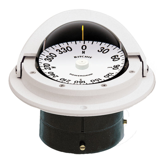 Ritchie F-82W Voyager Compass - Flush Mount - White [F-82W] - Cape Marine & Vehicle Accessories LLC