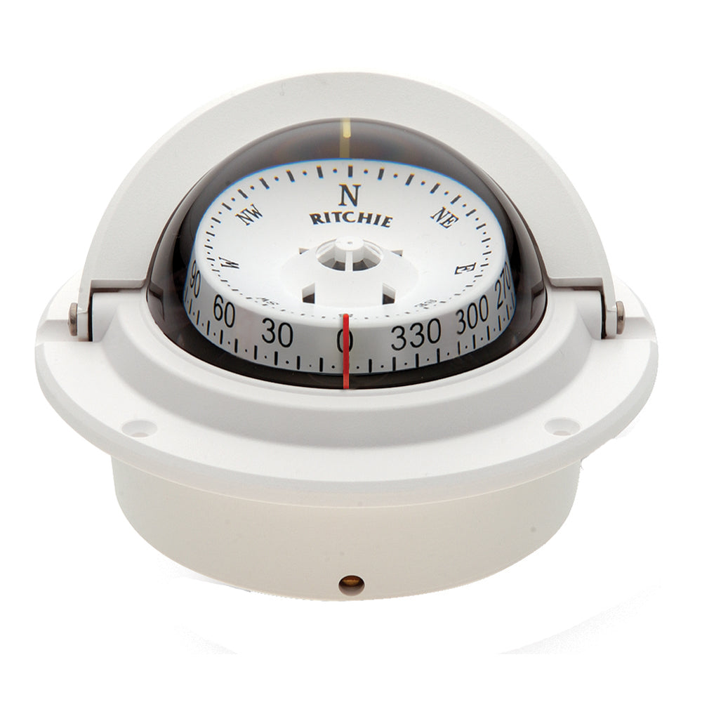 Ritchie F-83W Voyager Compass - Flush Mount - White [F-83W] - Cape Marine & Vehicle Accessories LLC