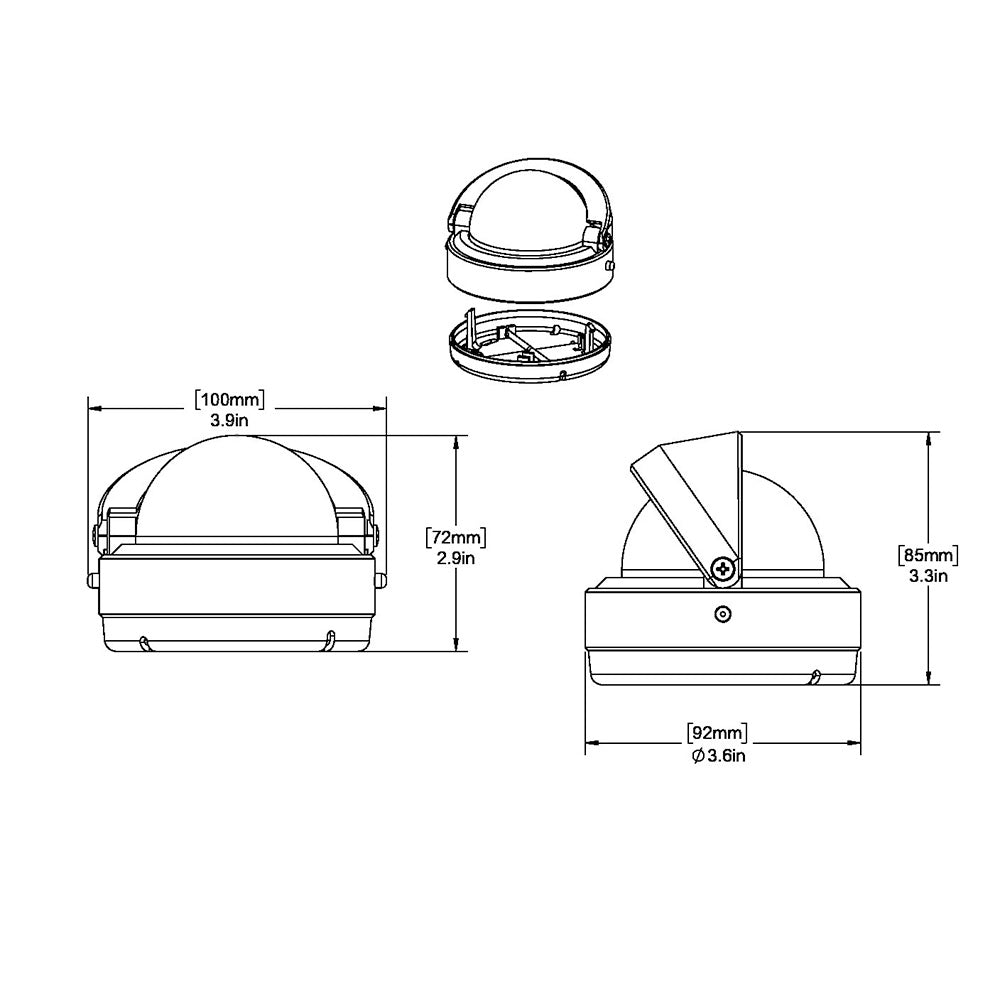 Ritchie RA-93 RitchieAngler Compass - Surface Mount - Gray [RA-93] - Cape Marine & Vehicle Accessories LLC