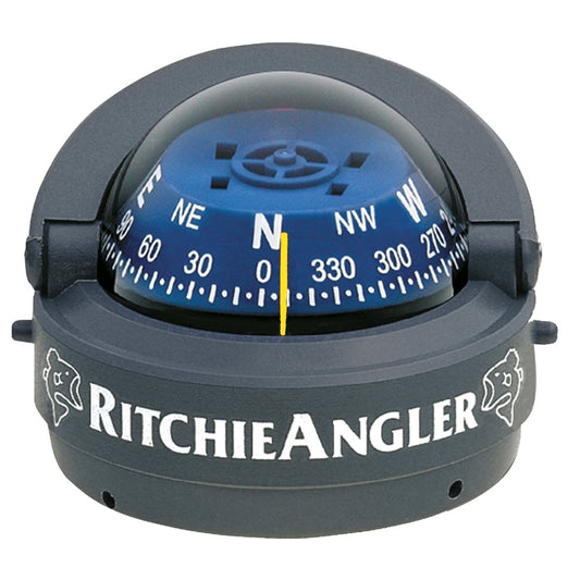 Ritchie RA-93 RitchieAngler Compass - Surface Mount - Gray [RA-93] - Cape Marine & Vehicle Accessories LLC