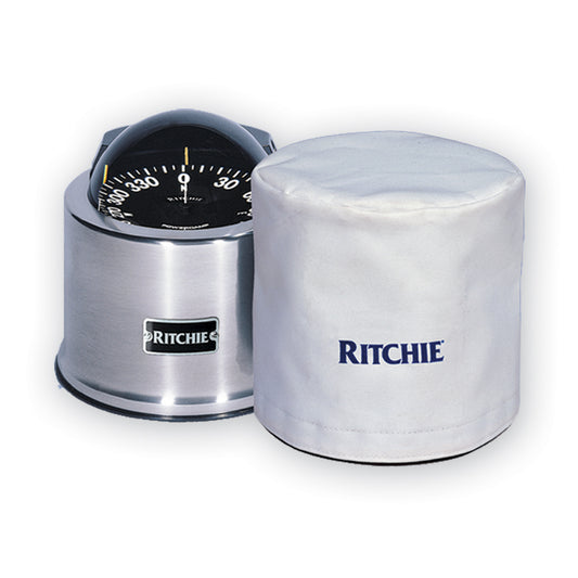 Ritchie GM-5-C 5" GlobeMaster Binnacle Mount Compass Cover - White [GM-5-C] - Cape Marine & Vehicle Accessories LLC