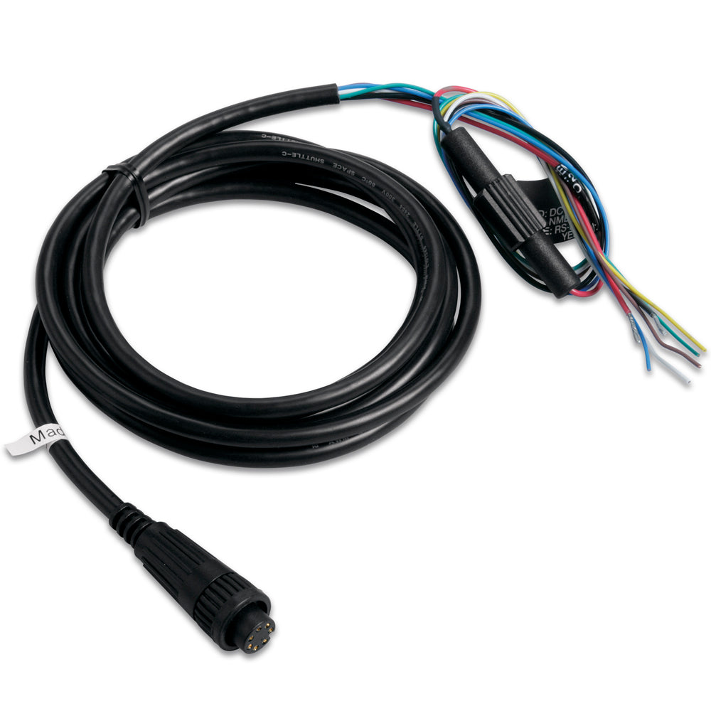 Garmin Power/Data Cable - Bare Wires f/Fishfinder 320C, GPS Series & GPSMAP Series [010-10083-00] - Cape Marine & Vehicle Accessories LLC