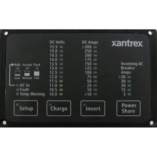 Xantrex Heart FDM-12-25 Remote Panel, Battery Status & Freedom Inverter/Charger Remote Control [84-2056-01] - Cape Marine & Vehicle Accessories LLC