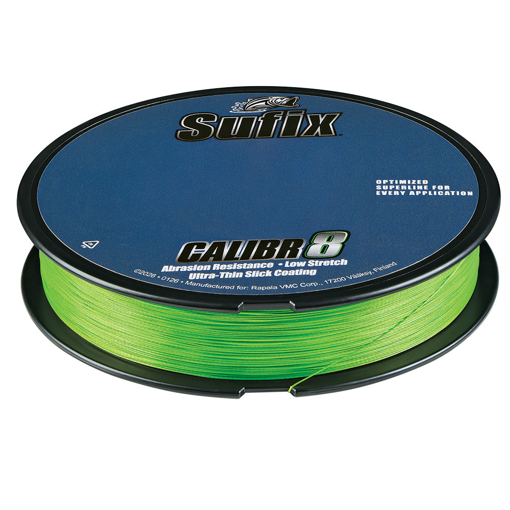 Sufix Calibr8 Braid 150yds 65lb - Neon Lime [694-065L]