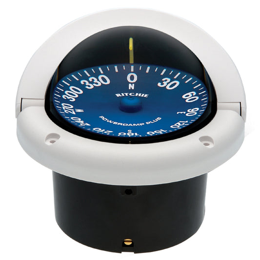 Ritchie SS-1002W SuperSport Compass - Flush Mount - White [SS-1002W] - Cape Marine & Vehicle Accessories LLC