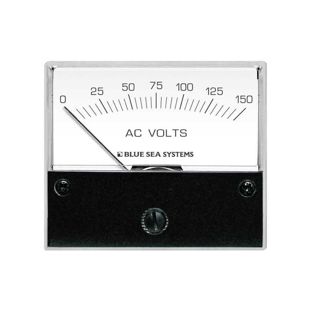 Blue Sea 9353 AC Analog Voltmeter 0-150V AC [9353] - Cape Marine & Vehicle Accessories LLC