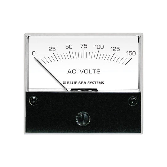 Blue Sea 9353 AC Analog Voltmeter 0-150V AC [9353] - Cape Marine & Vehicle Accessories LLC