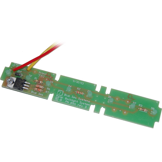 Blue Sea 8065 8/5/3 Position Label Backlight System [8065] - Cape Marine & Vehicle Accessories LLC