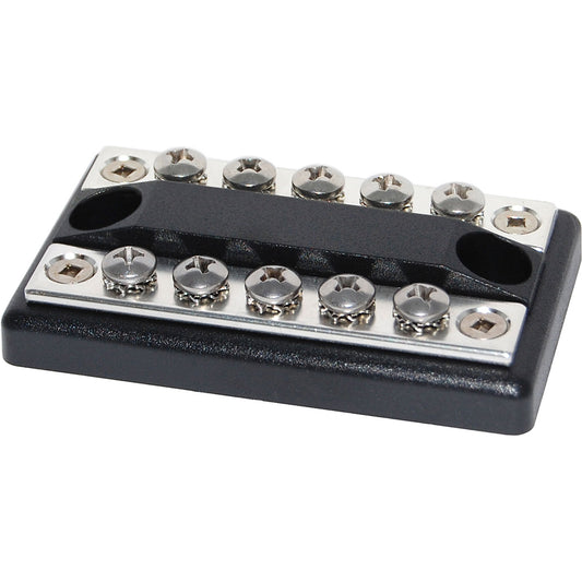 Blue Sea 2701 DualBus 100 Ampere Common BusBars 5 x 8-32 Screw Terminal [2701] - Cape Marine & Vehicle Accessories LLC