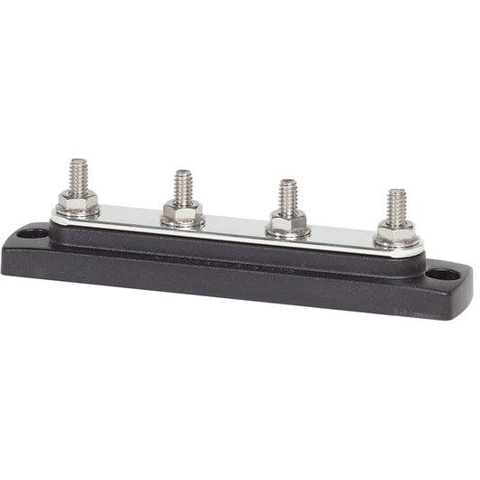 Blue Sea 2303 150AMP Common BusBar 4 x 1/4" Stud Terminal [2303] - Cape Marine & Vehicle Accessories LLC