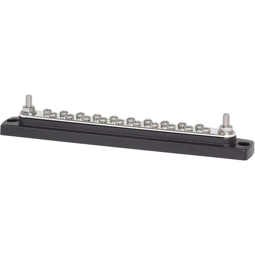 Blue Sea 2302 150AMP Common BusBar 20 x 8-32 Screw Terminal [2302] - Cape Marine & Vehicle Accessories LLC