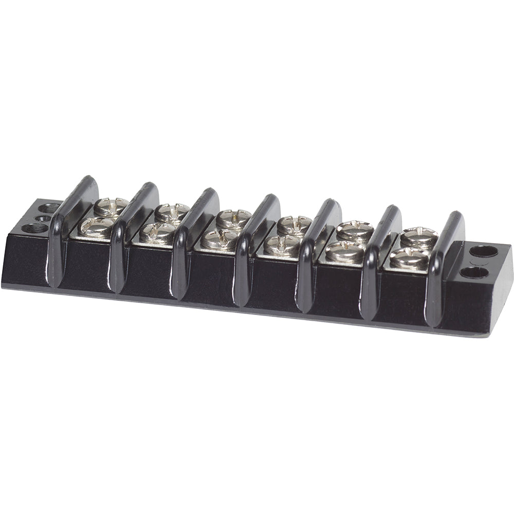 Blue Sea 2506 Terminal Block 30AMP - 6 Circuit [2506] - Cape Marine & Vehicle Accessories LLC