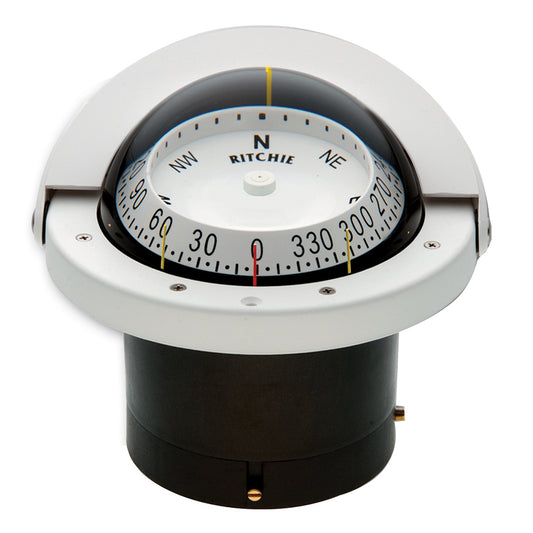 Ritchie FNW-203 Navigator Compass - Flush Mount - White [FNW-203] - Cape Marine & Vehicle Accessories LLC