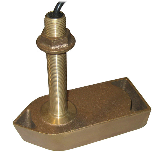 SI-TEX 307-50-200T 8 Pin Bronze Thru-Hull Transducer f/CVS-832 [307/50/200T 8P] - Cape Marine & Vehicle Accessories LLC