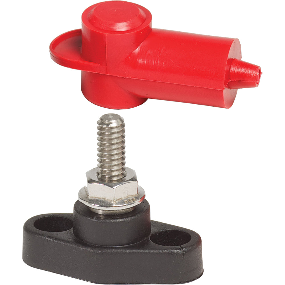 Blue Sea 2011 PowerPost Mini High Amperage Cable Connector - 1/4" Stud [2011] - Cape Marine & Vehicle Accessories LLC