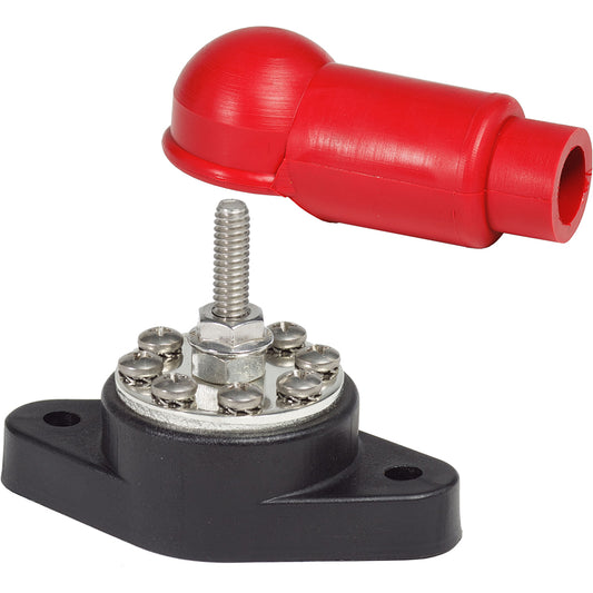 Blue Sea 2101 PowerPost Plus Cable Connector - 1/4" Stud [2101] - Cape Marine & Vehicle Accessories LLC