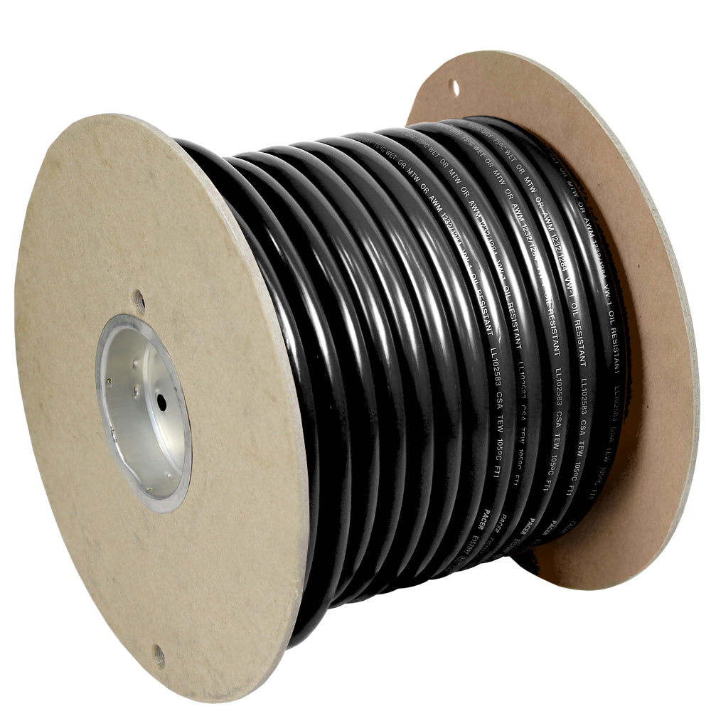Pacer Black 6 AWG Battery Cable - 100  [WUL6BK-100]